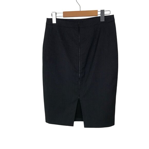 Judith & Charles Black & Grey 90% Wool Exposed Back Zipper Size 4 - Picture 5 of 8